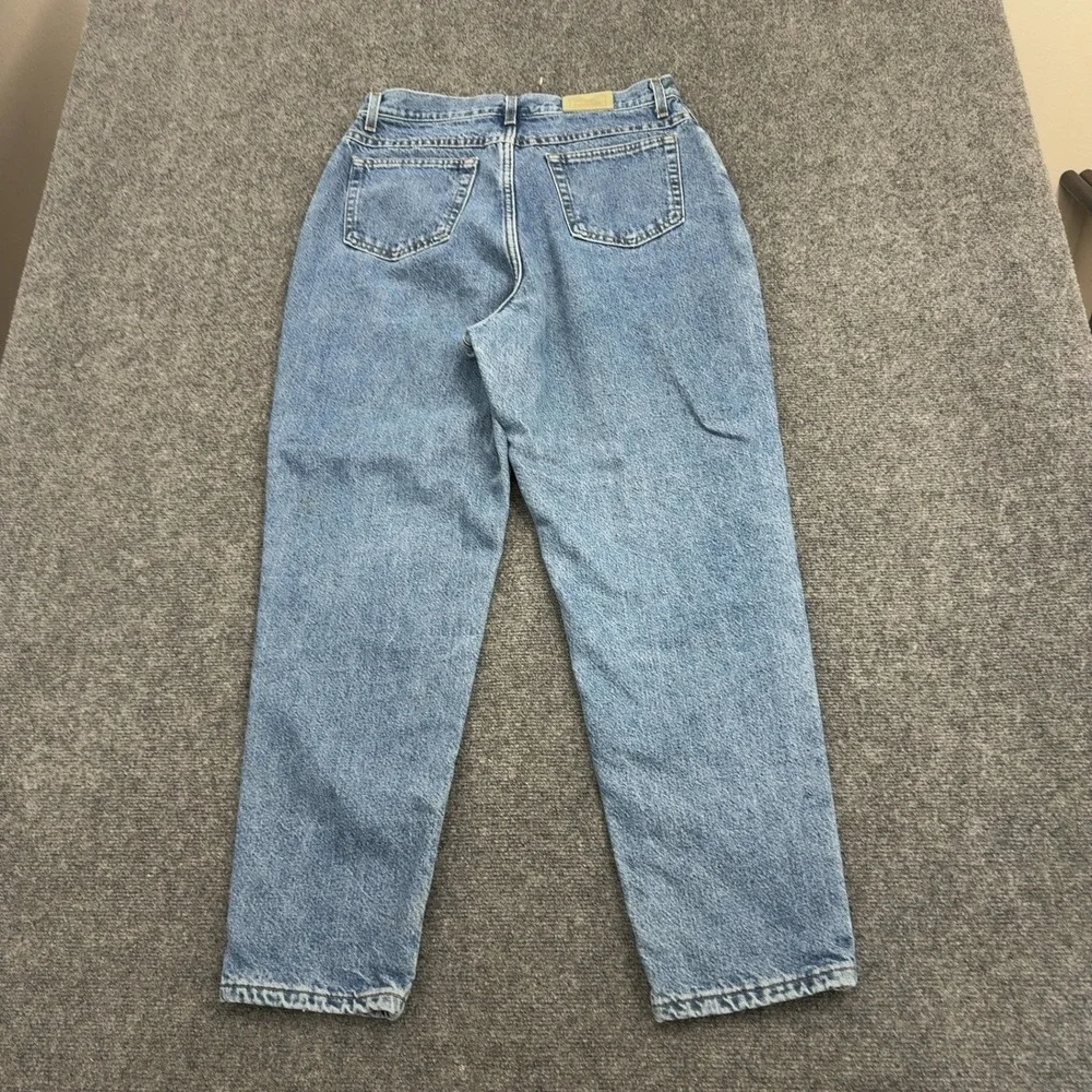 Vintage LL Bean Jeans Womens 16 Reg Blue Cotton Flannel Lined High Rise Outdoor